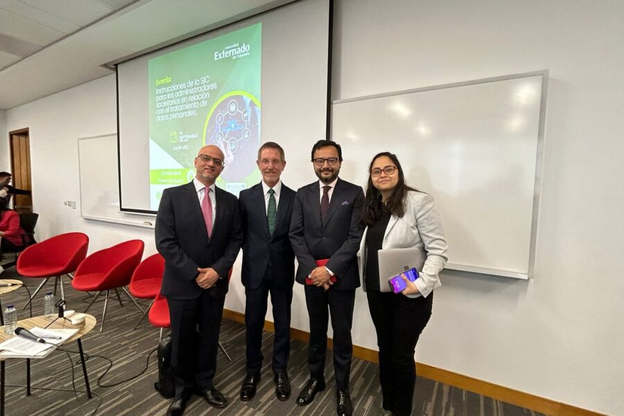 El pasado 24 de septiembre, el Departamento de Derecho, Comunicaciones y Tecnologías de la Información y el Departamento de Derecho Comercial de la Universidad Externado llevó a cabo el conversatorio titulado "Instrucciones de la SIC para los administradores societarios en relación con el tratamiento de datos personales", circular 03 de 21 de septiembre de 2024.